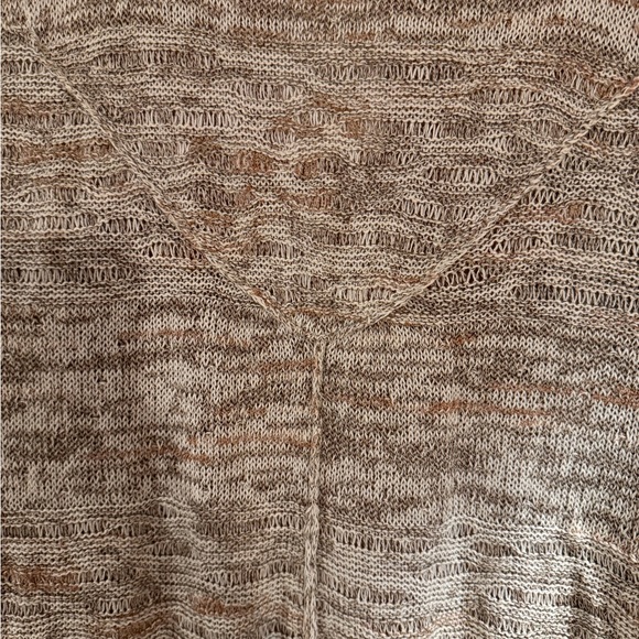 Free Peoplele long duster cardigann linen blend M - Picture 6 of 12